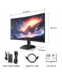 Ecran Redragon Coral II 27″ 180hz Va Curved Qhd 2k – GM27H10QC Tunisie