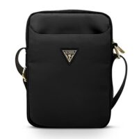 Sac Guess Pour Tablette Nylon Metal Triangle Logo  – Noir – GSM104984 Tunisie