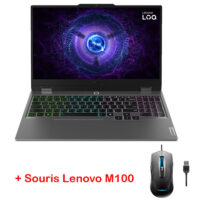 Pc Portable Gamer Lenovo Loq3 15iax9 I5 12gén 8go 512go Ssd RTX 2050 4Go- Gris – 83GS00AUFG Tunisie