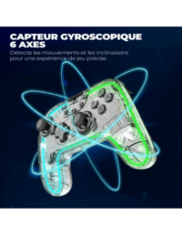 Manette De Jeux Sans Fil Spirit Of Gamer Pulse RGB – Transparente  – SOG-BTGPS1 Tunisie