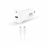 Chargeur de voiture Ttec Quantum PD 20 W + câble Type-C- Blanc  – 2CKM07B Tunisie