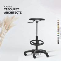 Chaise Iso Attente+ Accoudoirs + Tablette – Beige Tunisie