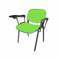 Chaise Iso Attente+ Accoudoirs + Tablette -Noir Tunisie