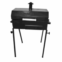 Barbecue au Charbon de Bois avec Couvercle Top-Barbecue BR050 Noir Tunisie