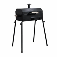 Barbecue au Charbon de Bois avec Couvercle Top-Barbecue BR050 Noir Tunisie