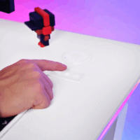 Bureau de Gaming TRUST GXT 709 Luminus RGB – Blanc – 25328 Tunisie