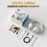 Casque Bluetooth Haylou S30 Pro ANC -Blanc – Haylou-s30Proanc-wh Tunisie