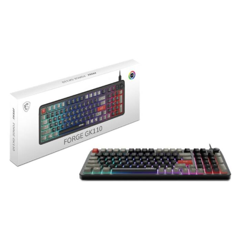 Clavier Gaming MSI FORGE GK110 Noir – S11-04FR254-HH9 Clavier Gaming MSI FORGE GK110 Noir – S11-04FR254-HH9 Tunisie
