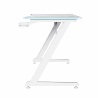 Bureau de Gaming TRUST GXT 709 Luminus RGB – Blanc – 25328 Tunisie