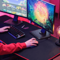 Bureau De Gaming Trust Gxt 1175 Xl Avec Tapis De Souris Pleine Surface Impérius – Noir -23802 Tunisie