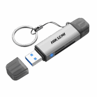 Lecteur de carte de Stockage 2en1 HIKSEMI CR01 – Gris – HS-HUB-CR01 Tunisie