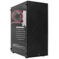 Boitier Pc Gamer White Shark Bunker avec LED Rouge – Noir – Gcc-2101 Tunisie