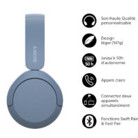 Casque Sans Fil Sony Wh-ch520 – Bleu -WH-CH520-LZE Tunisie