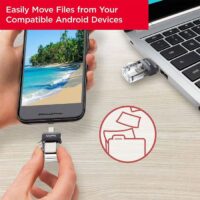 Clé USB SANDISK Ultra Dual 64Go USB 3.0 – Gris&Silver – SDDD3-64G-G46 Tunisie