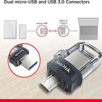 Clé USB SANDISK Ultra Dual 64Go USB 3.0 – Gris&Silver – SDDD3-64G-G46 Tunisie