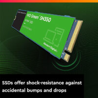 Disque Dur Ssd Interne Western Digital Green Sn350 250go M.2 Nvme – WDS250G2G0C Tunisie