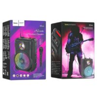 Haut parleur Sans Fil Portable HOCO BS46 + Micro Filaire – Noir – BS46-NOIR Tunisie