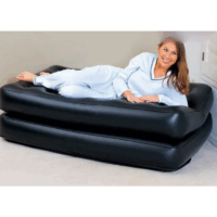 Canapé double chaise longue – Noir Tunisie
