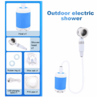 Pompe de douche Portable polyvalente -Blanc Tunisie