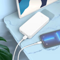 Power Bank Hoco J100 20000 mAh – Blanc – HOCO-J100A-WH Tunisie