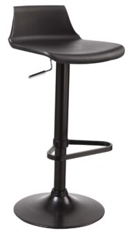 Tabouret STAR Base Chrome – Noir Tunisie
