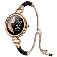 Montre Connectée Maxcom FW51 Cristal – Noir & Dore -FW51 Tunisie