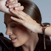 Montre Connectée Maxcom FW51 Cristal – Noir & Dore -FW51 Tunisie