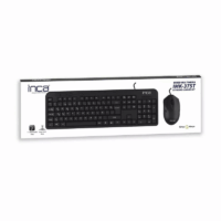 Ensemble Clavier + Souris Filaire INCA IMK-375T USB – Noir -IMK-375T Tunisie