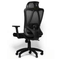 Chaise de Bureau Leonardo Noir – Base Noir Tunisie