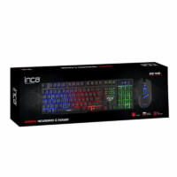 Ensemble Clavier + Souris Filaire Gamer INCA IKG-448 USB – Noir – IKG-448 Tunisie
