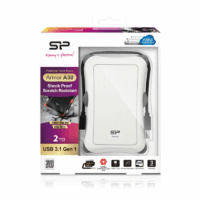 Disque Dur Externe Antichoc Silicon Power Armor 2 To A30 – Blanc -SP020TBPHDA30S3W Tunisie