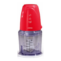 Hachoir Electrique Livoo 260 W  DOP207R Rouge Tunisie