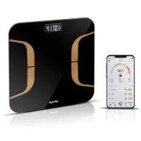 Pèse Personne Connecté Aprilla ABS-1080 180 Kg Noir Tunisie