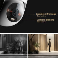 Caméra de surveillance Xiaomi Extérieure CW300 – Blanc – 54217 Tunisie