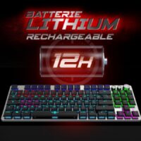 Clavier Gamer Sans Fil Spirit Of Gamer Xk1300rf Rgb – Noir -CLA-XK1300RF Tunisie