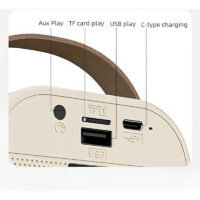 Haut Parleur Bluetooth K12 5W Avec Microphone – Beige -K12-BEIGE Tunisie