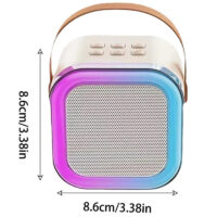 Haut Parleur Bluetooth K12 5W Avec Microphone – Blanc -K12-Blanc Tunisie