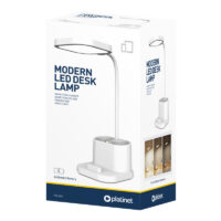 Lampe De Bureau Led Platinet 4en1 Porte-stylo , Veilleuse et Chargeur De Téléphone 5 W – Blanc -Pdl008 Tunisie