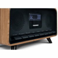 Enceinte Vintage avec réveil Thomson 30 w – Bois & Noir – RT850BT Tunisie