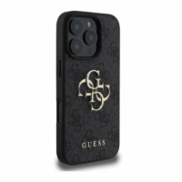 Coque Guess 4G avec grand logo en métal pour iPhone 16 Pro – Marron – 32758 Tunisie
