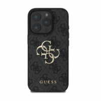 Coque Guess 4G avec grand logo en métal pour iPhone 16 Pro – Marron – 32758 Tunisie