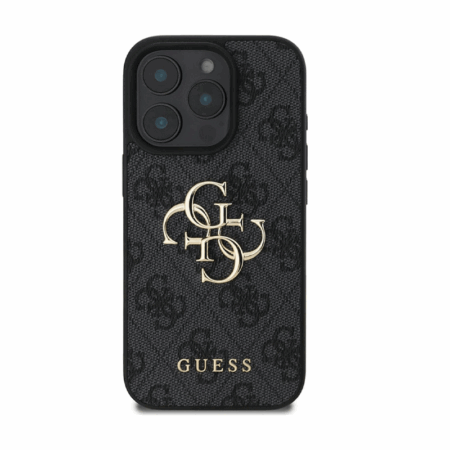 Coque Guess 4G avec grand logo en métal pour iPhone 16 Pro – Marron – 32758 Tunisie