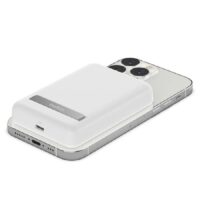 Power Bank BELKIN Boost Charge Magsafe 5000MAH + Support – Blanc -BPD004BTWT Tunisie
