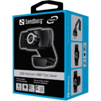 Webcam Sandberg 480P Opti Saver USB – Noir -333-97 Tunisie