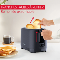 Grille-Pain Moulinex Morning LT2M0810 850 W Noir Tunisie