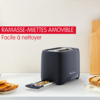 Grille-Pain Moulinex Morning LT2M0810 850 W Noir Tunisie