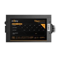 NJOY ALIMENTATION TITAN+ 600W 80+ BRONZE Tunisie