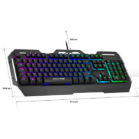 Clavier Gaming Advance Rgb Semi-mecanique GTA250 -Noir – CLA-GTA250 Tunisie