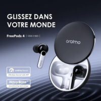 Écouteurs Sans Fil Oraimo Freepods 4 Oeb- Noir- OEB-E105D-BK Tunisie