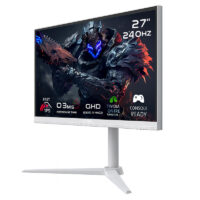 Ecran Gaming Gameon Arctic Pro Series 27 » QHD 240Hz Fast IPS – Blanc – GOA27QHD240IPS Tunisie